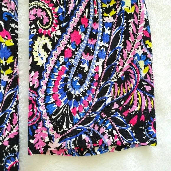 PAPPAGALLO Long Sleeve Pearl Pink Paisley Tunic Top—NWT—L - Picture 9 of 14